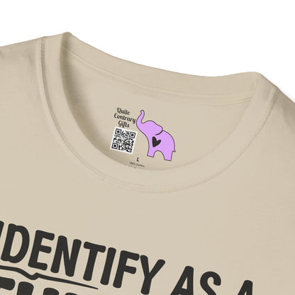 I Identify As A Threat; My Prounouns Are Try/Me Adult T-shirt