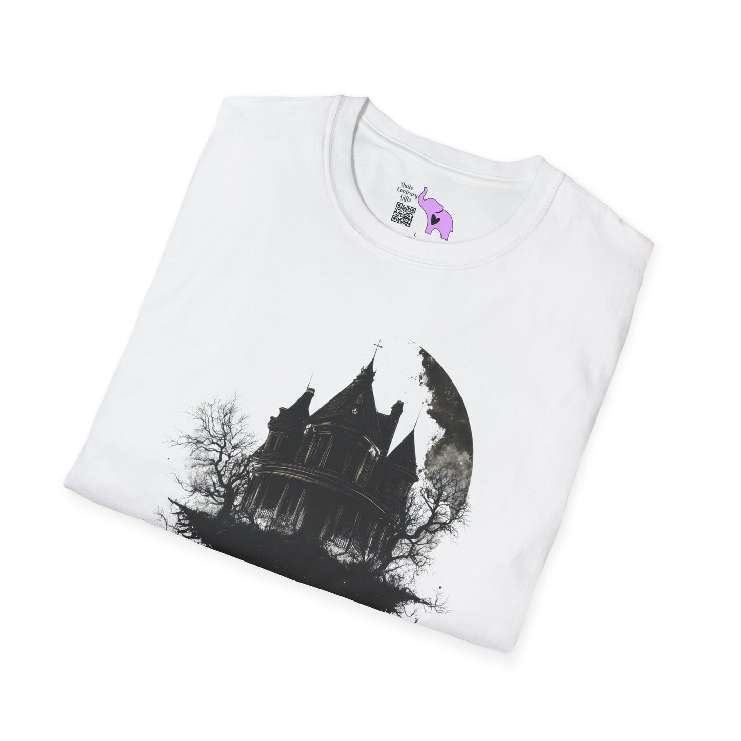 Halloween Haunted House Adult T-shirt