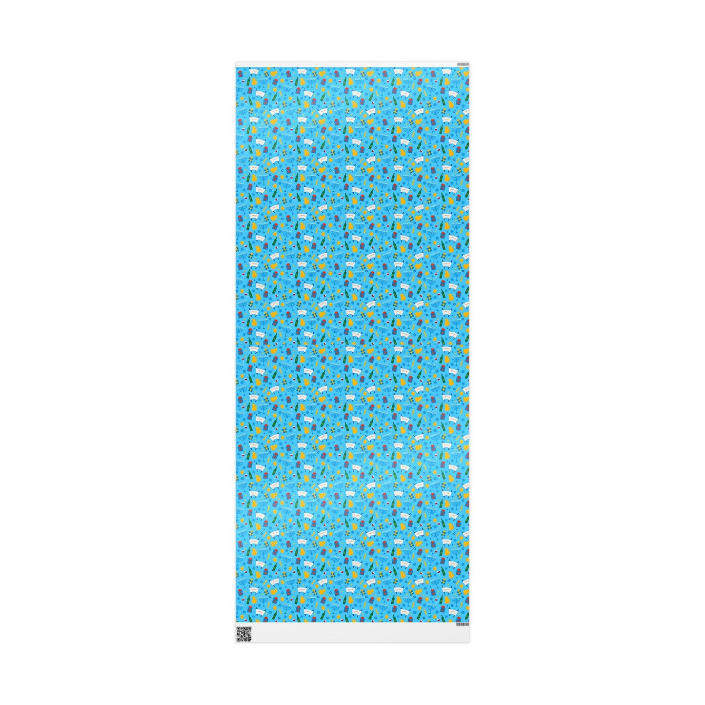 Illuminated Symbols Hanukkah Wrapping Paper