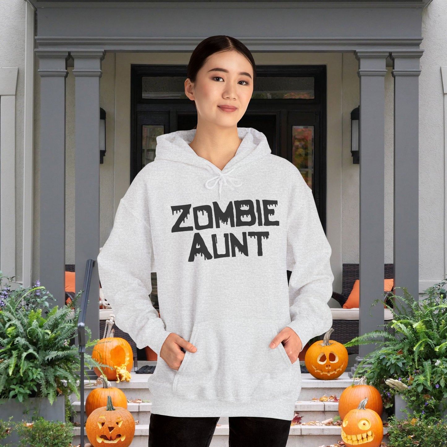 ""Zombie Aunt Heavy Blend™ Hooded Sweatshirt