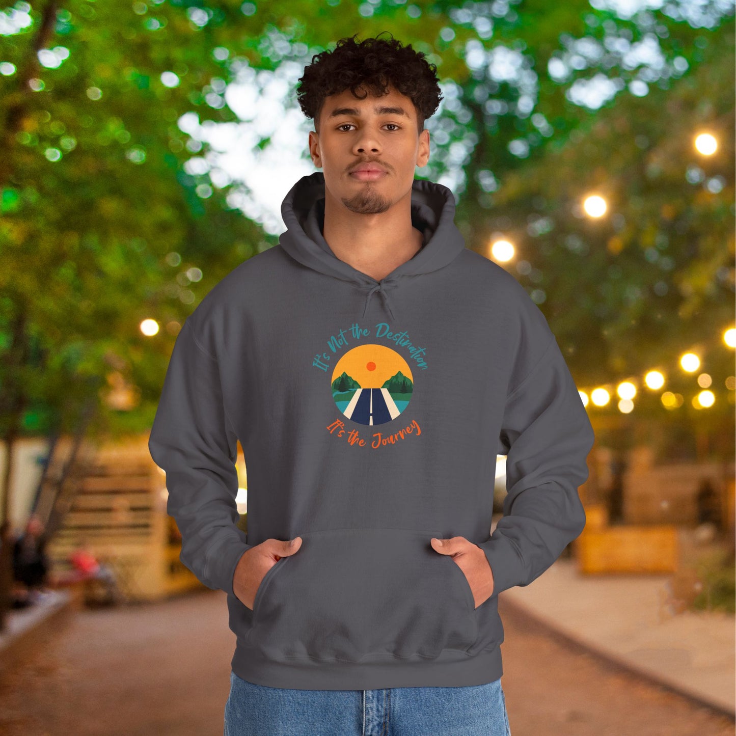 It's Not The Destination It's The Journey Heavy Blend™ Hooded Sweatshirt