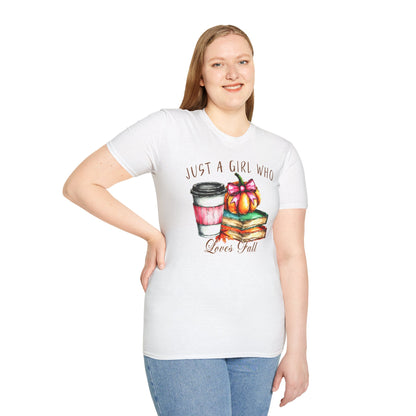 Just A Girl Who Loves Fall T-shirt