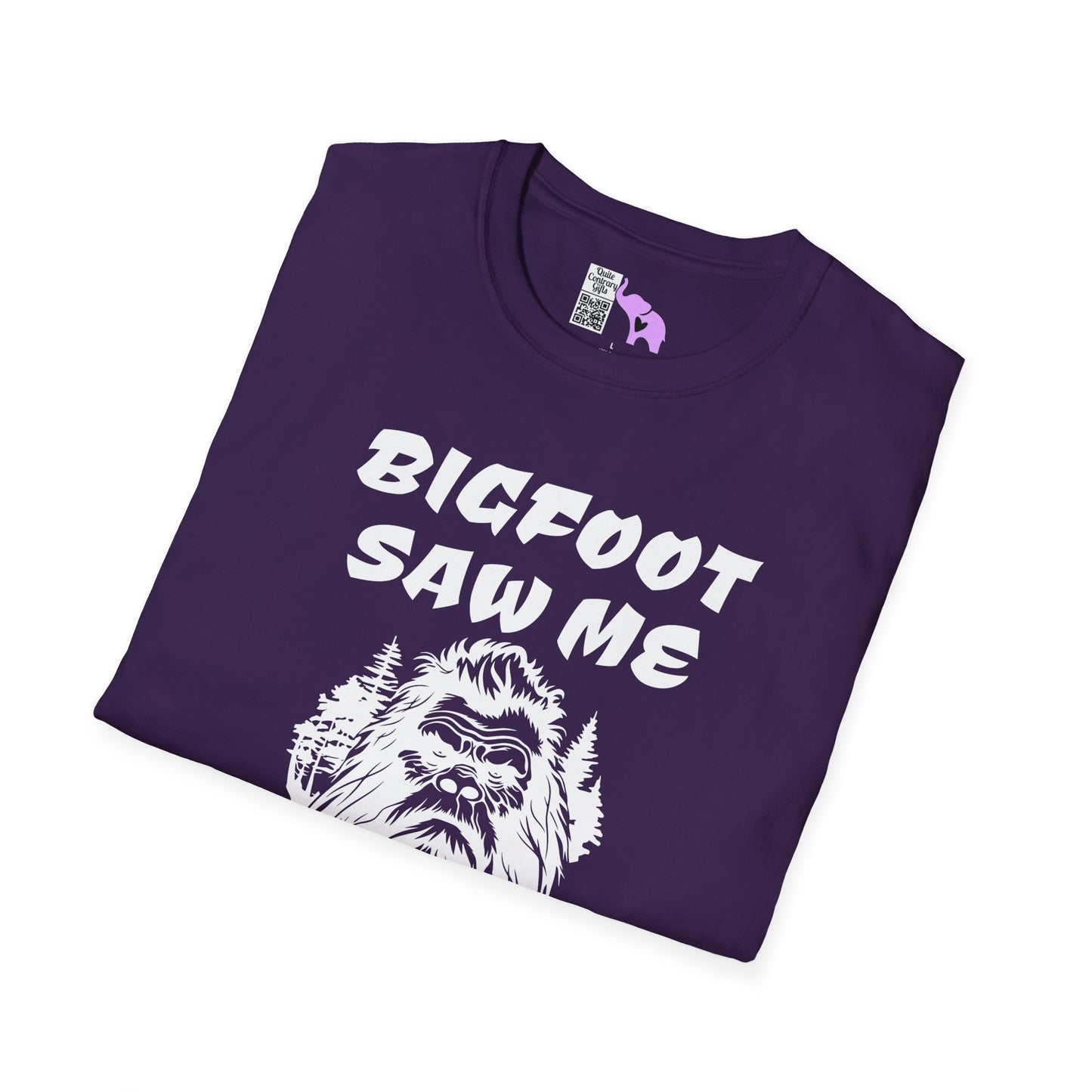 Bigfoot Saw Me But Nobody Believed Him Adult T-shirt