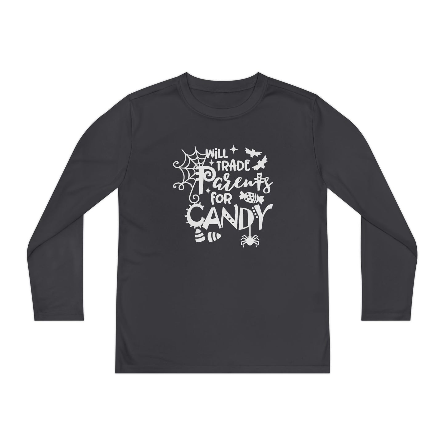 Will Trade Parents For Candy Youth Long Sleeve Tee