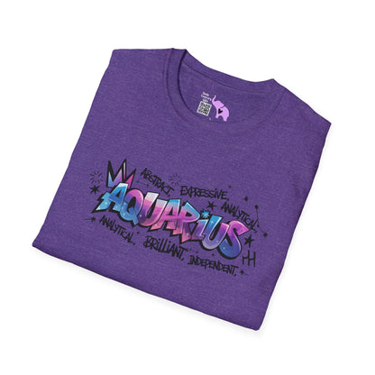 Aquarius Street Art Adult T-shirt