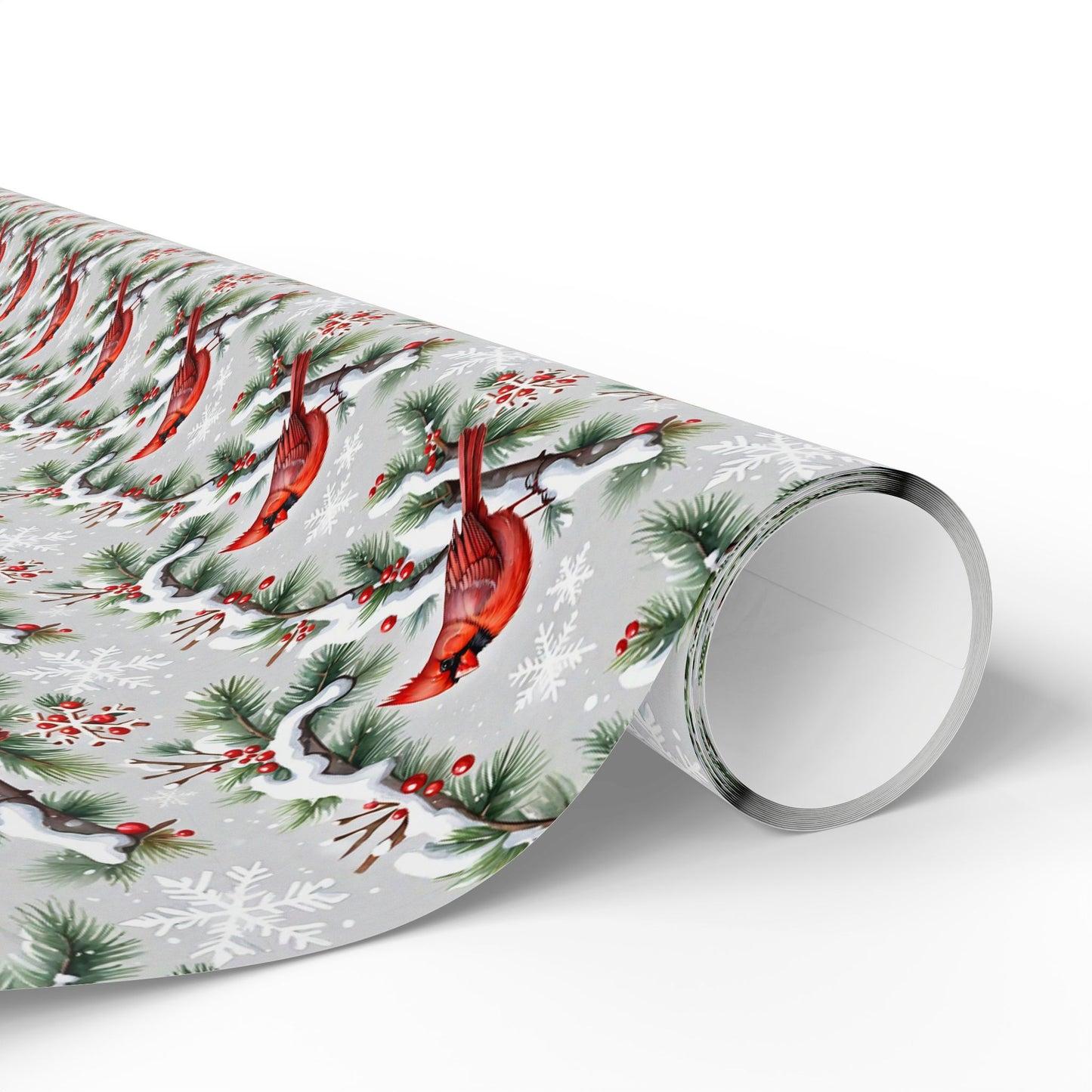 Cardinals of Christmas Morning Wrapping Paper