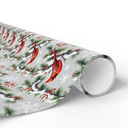 Cardinals of Christmas Morning Wrapping Paper