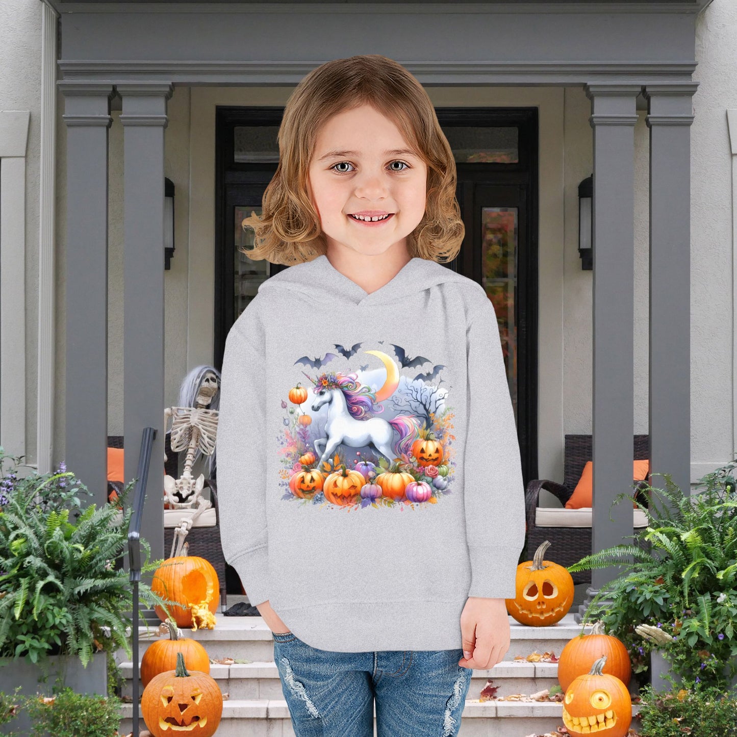 Halloween Unicorn Toddler Hoodie