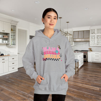 Mama Needs A Drink Heavy Blend™ Hooded Sweatshirt