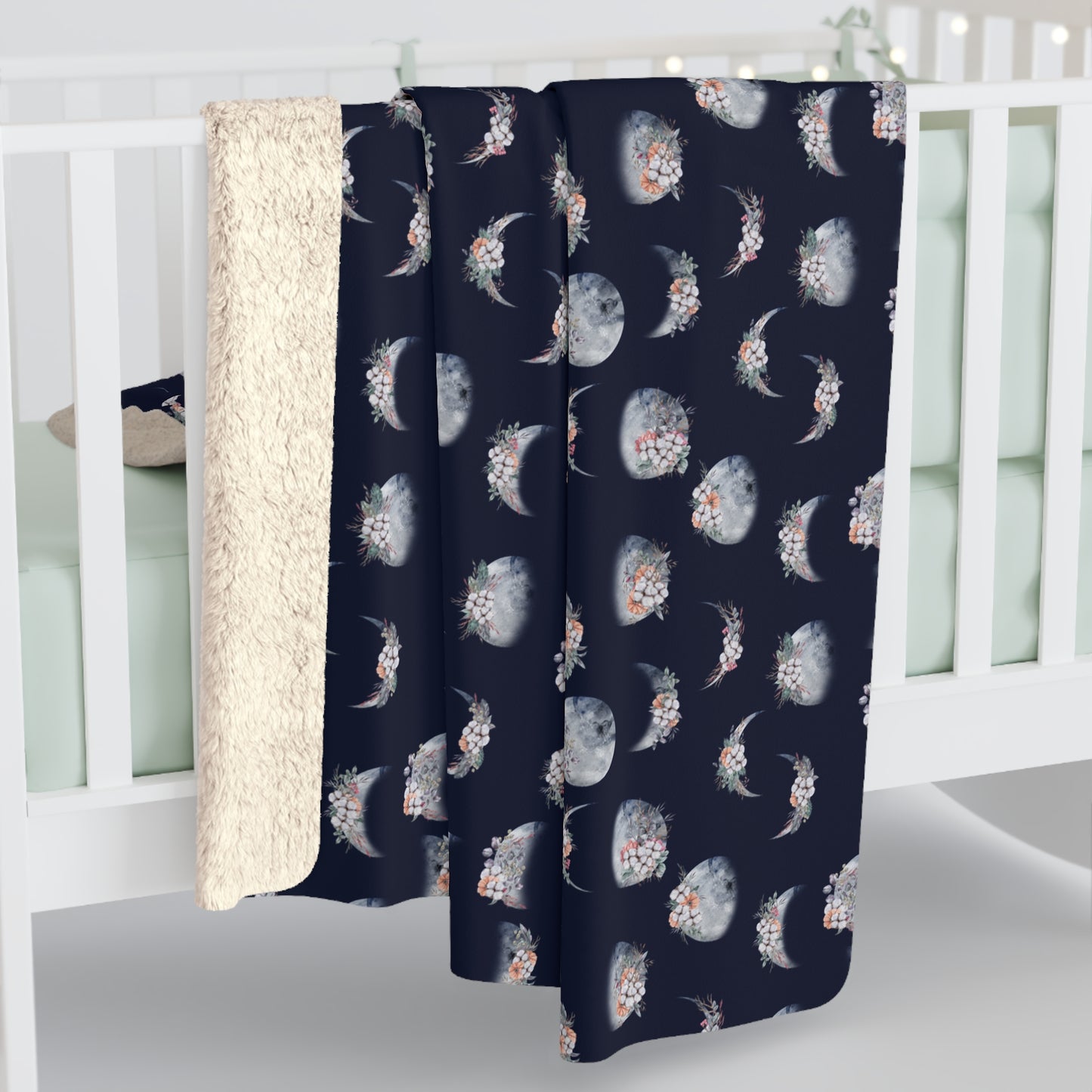 Lunar Garden Fleece Blanket