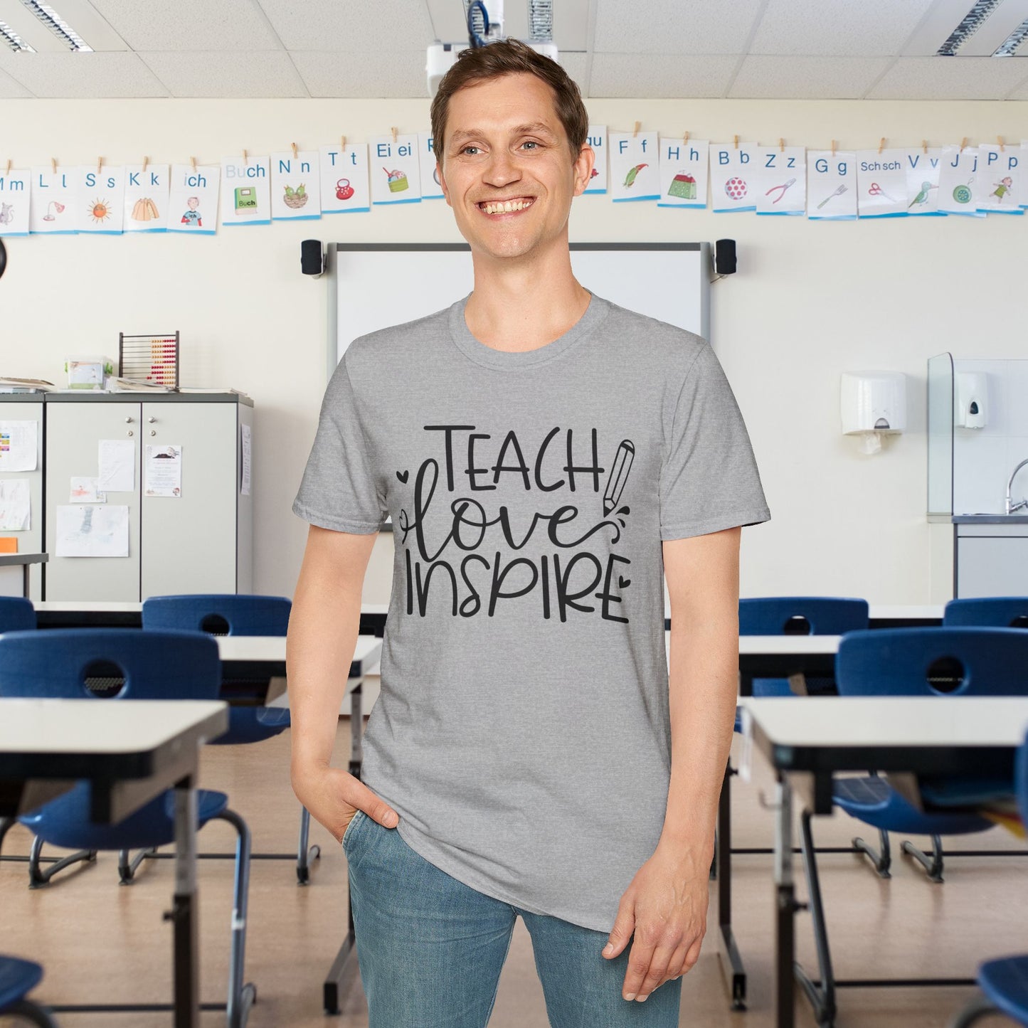 Teach Love Inspire Adult T-shirt