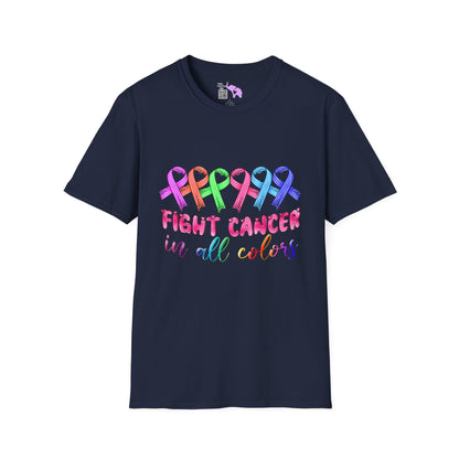 Fight Cancer in All Colors 9 Adult T-shirt