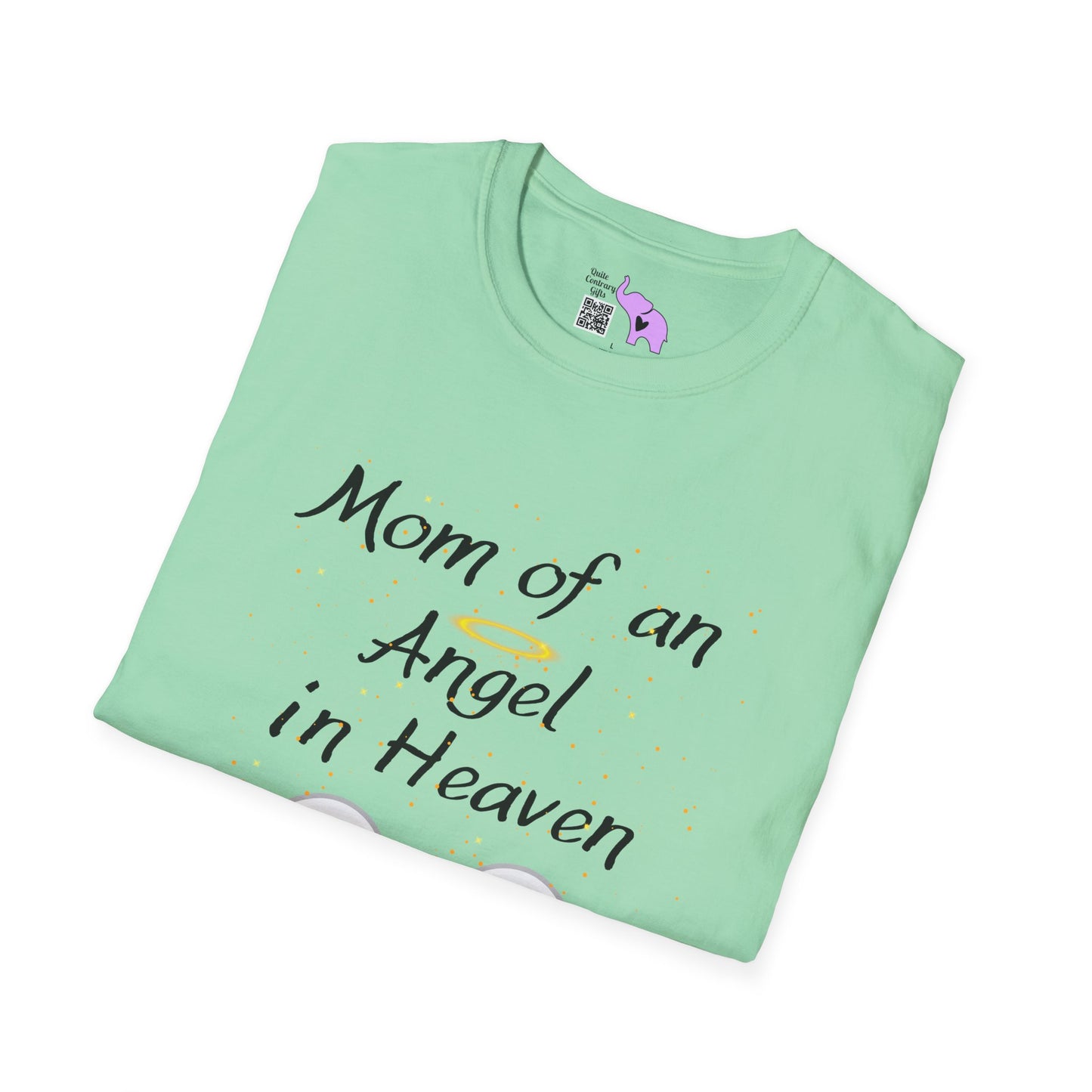 Mom of an Angel in Heaven Adult T-shirt