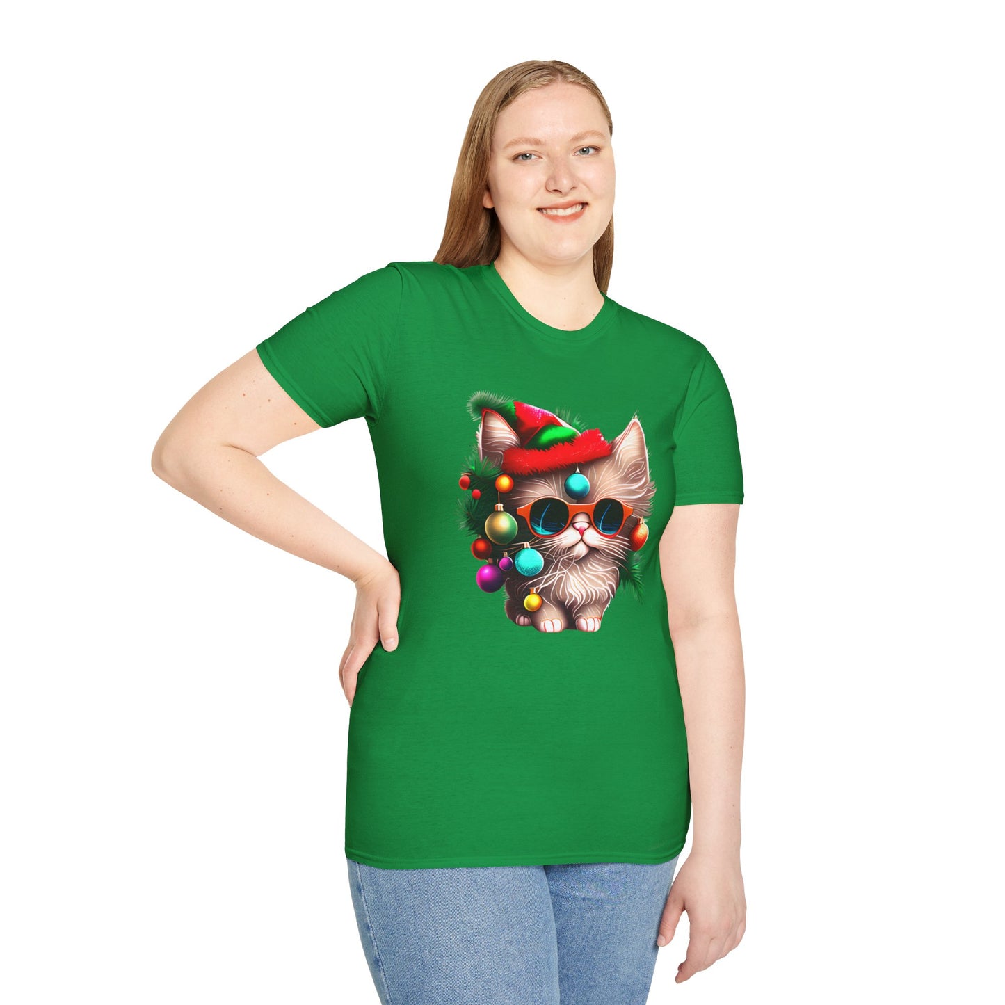 Christmas Tree Kitten T-shirt