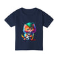 Cute Colorful Kitten w/Soccer Ball Heavy Cotton™ Toddler T-shirt