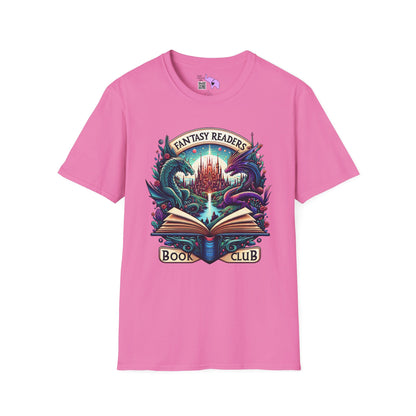 Fantasy Readers Book Club (Dragons) Adult T-shirt