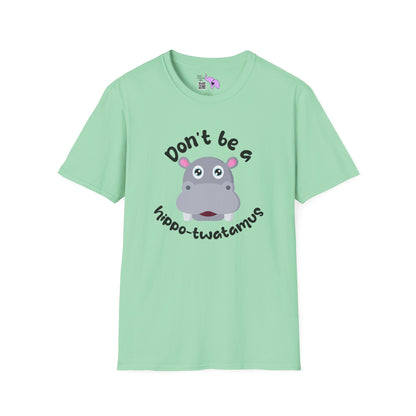 Don't Be A Hippo-twatamus Adult T-shirt