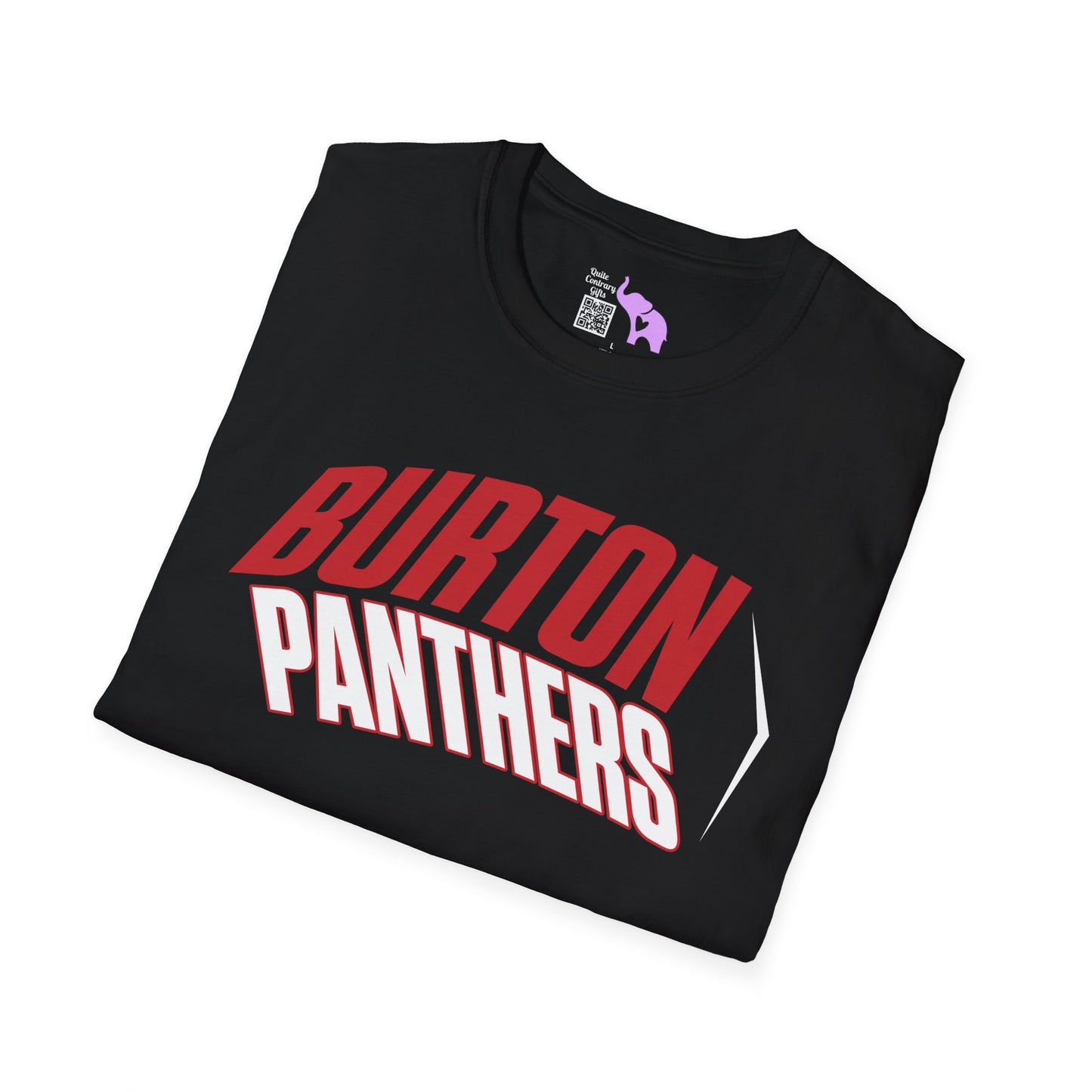 Burton Panthers (Angled) Adult T-shirt