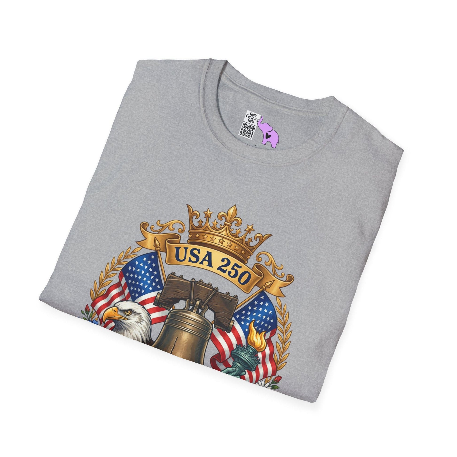 Liberty Bell USA 250 Years of Freedom Adult T-shirt