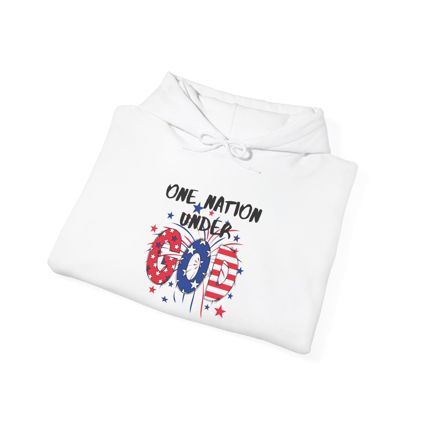 One Nation Under God Heavy Blend™ Hooded Sweatshirt