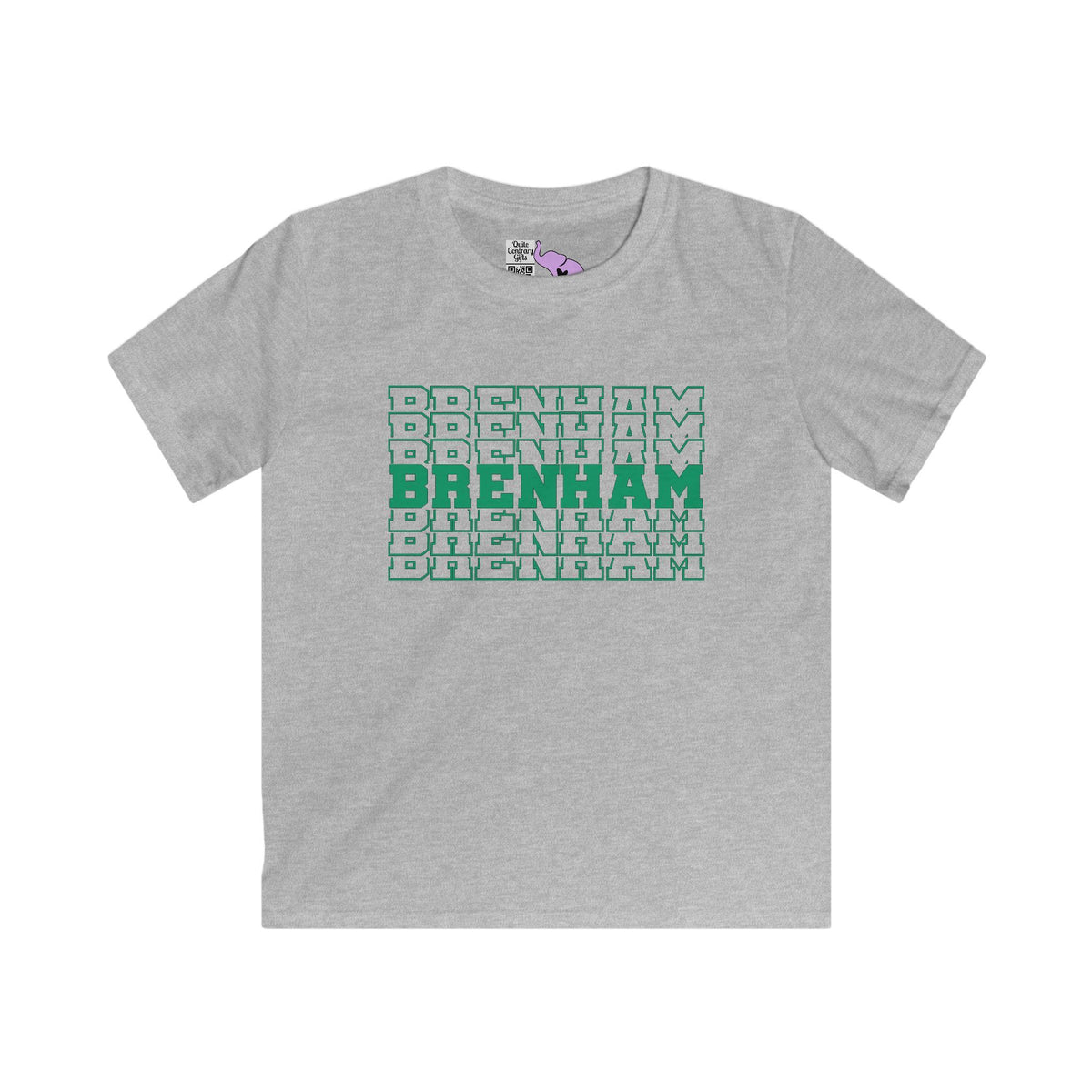 Brenham (Stacked) Youth Softstyle Tee