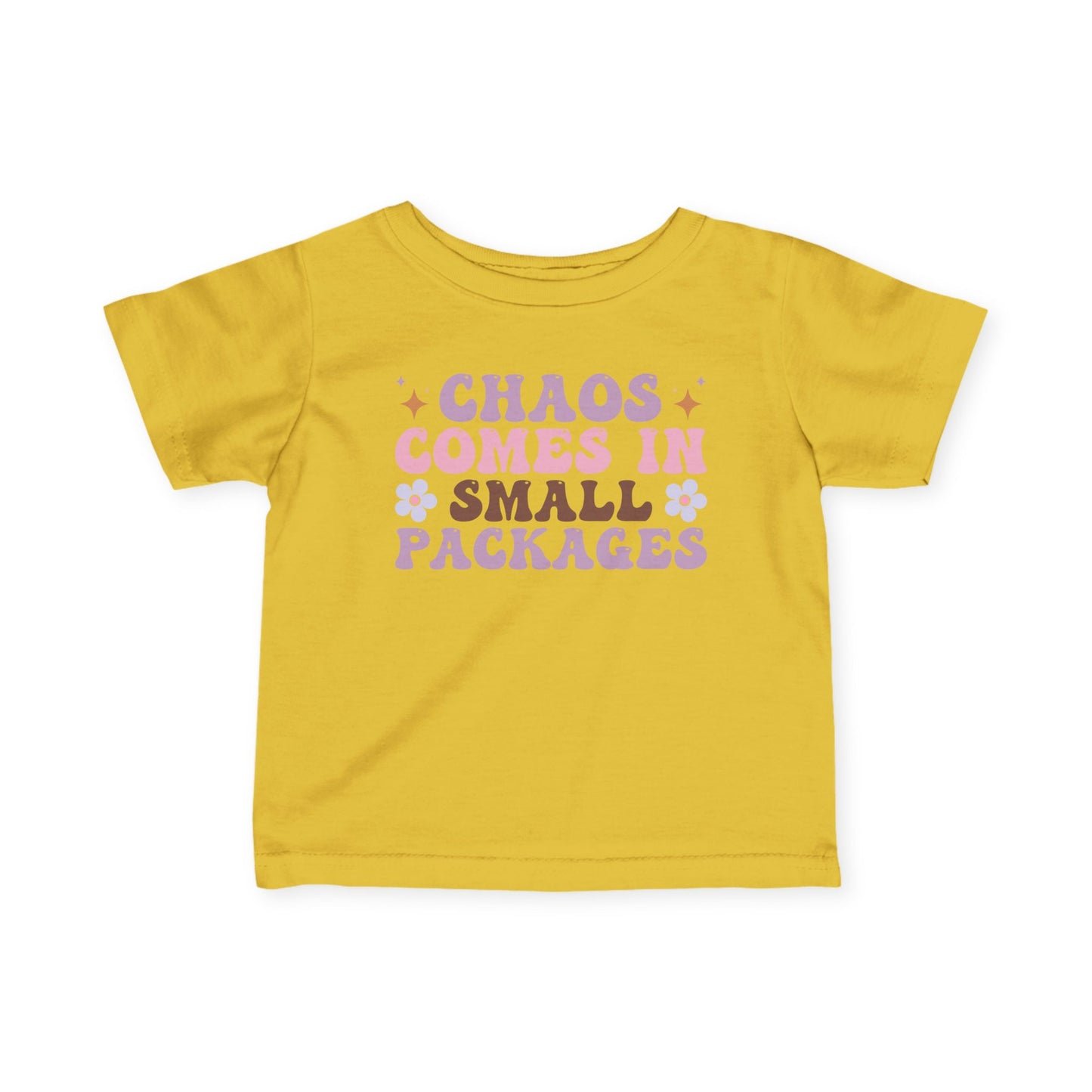 Chaos Comes In Small Packages Infant Soft T-Shirt