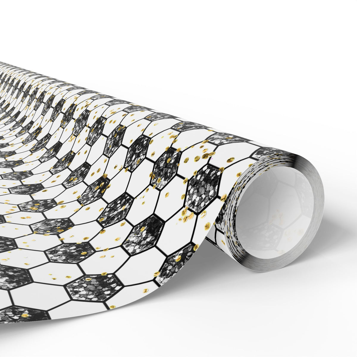 Soccer Gold Rush Wrapping Paper