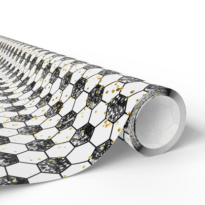 Soccer Gold Rush Wrapping Paper