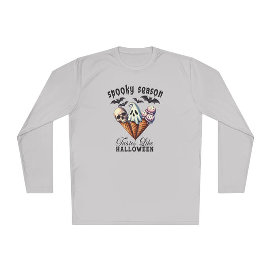 Spooky Season Tastes Like Halloween Lightweight Long Sleeve Tee