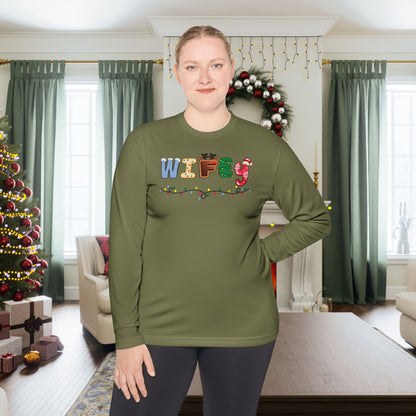 Christmas Wifey Adult Long Sleeve Tee