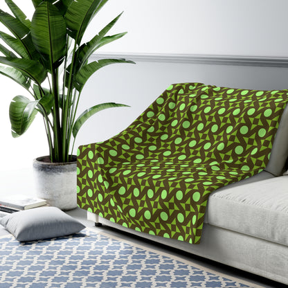 Pistachio Pinwheels Basic Bedding Set