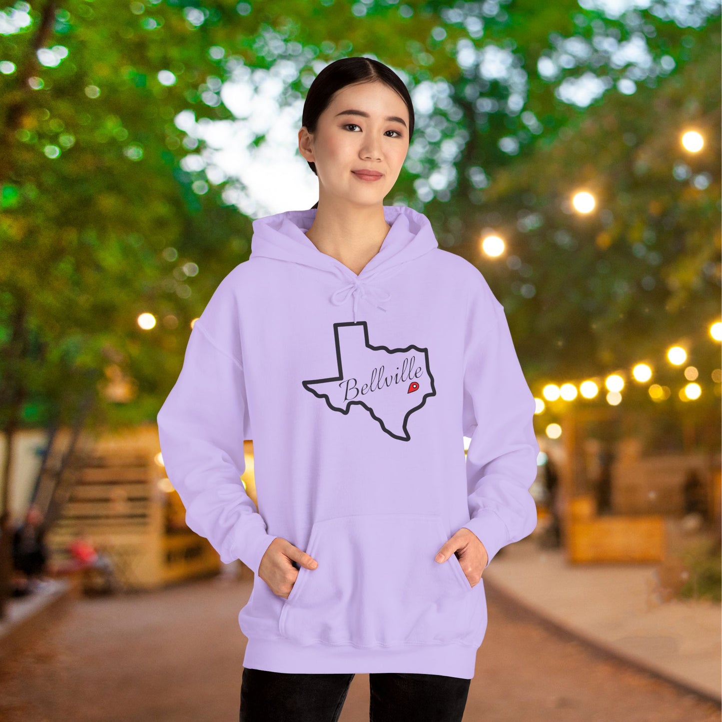Bellville Texas Adult Heavy Blend™ Hooded Sweatshirt