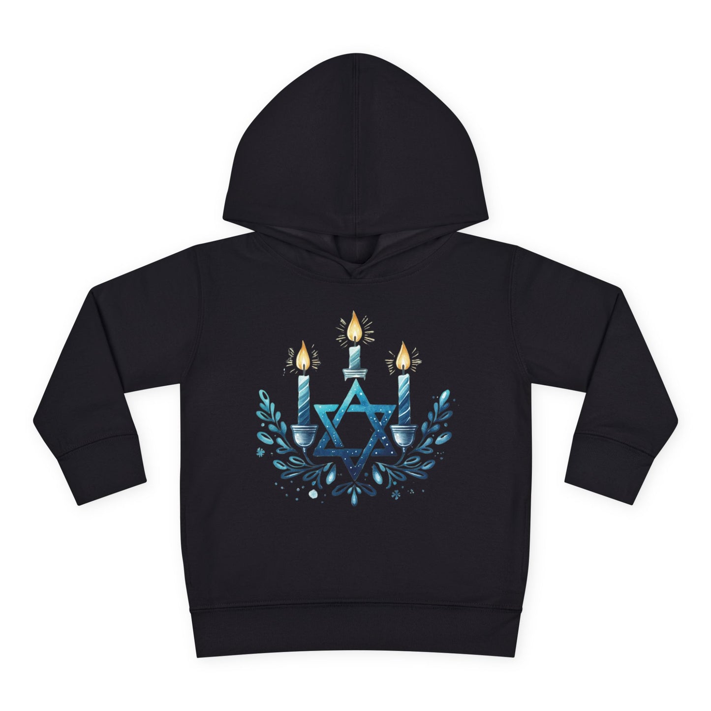 Star & Flame Hanukkah Toddler Hoodie
