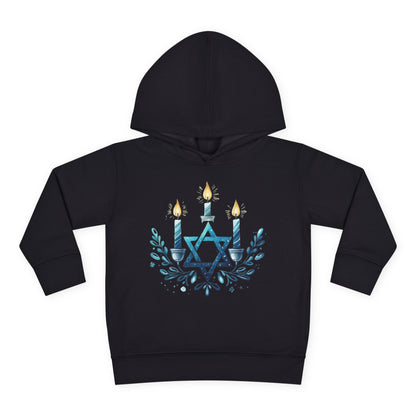 Star & Flame Hanukkah Toddler Hoodie