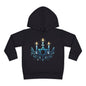 Star & Flame Hanukkah Toddler Hoodie