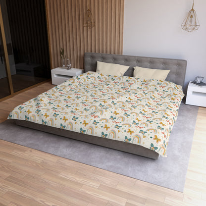 Whispering Wings & Rainbows Duvet Bedding Set