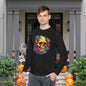 Creepy Bones 16 Adult Long Sleeve Tee