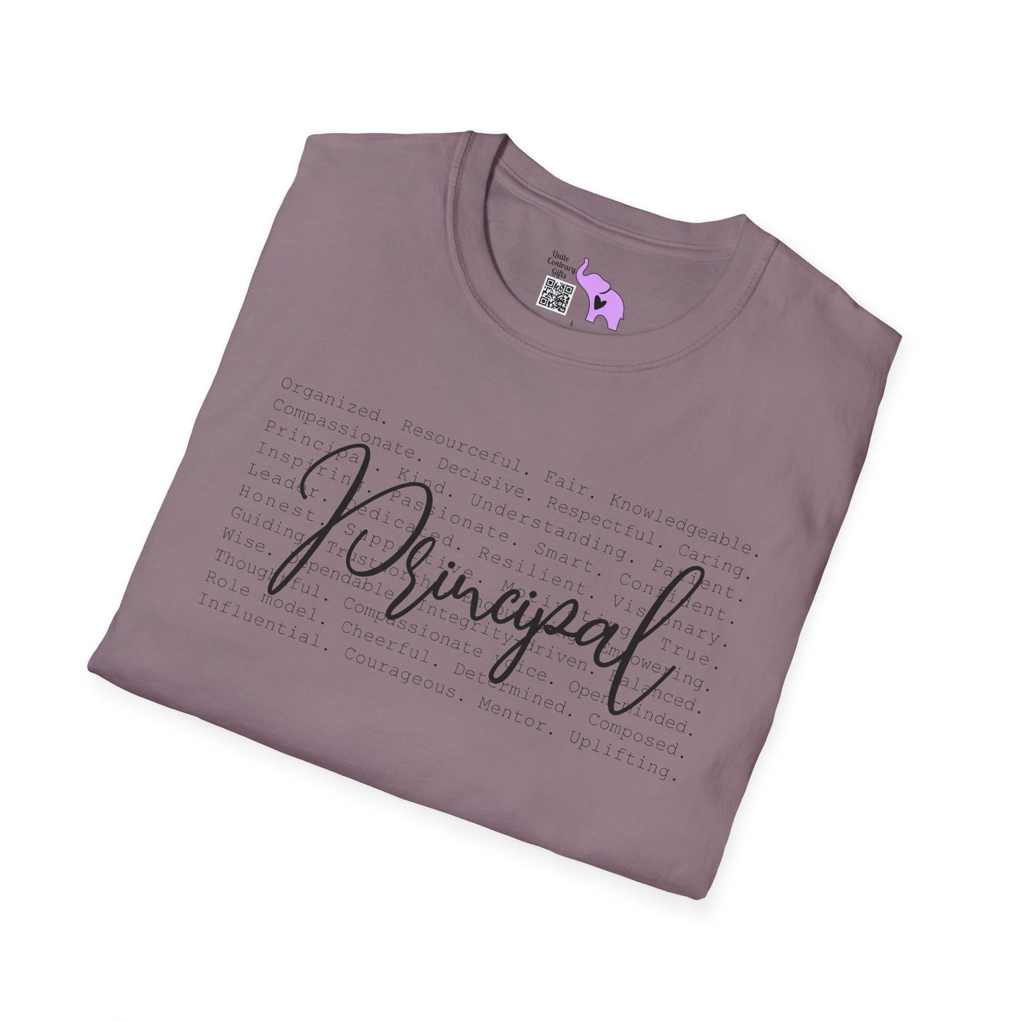 Principal (Descriptive Words) Adult T-shirt