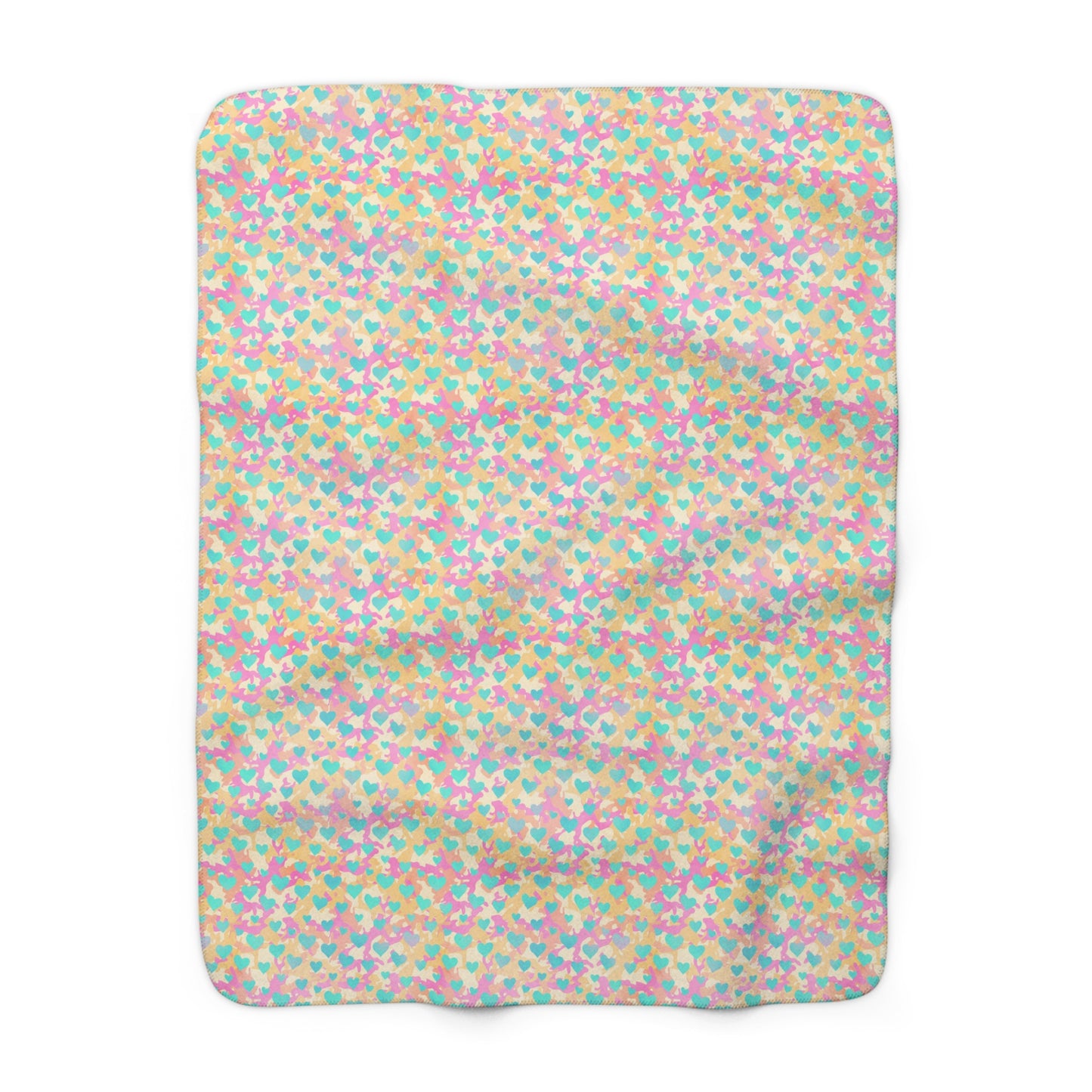 Sweetheart Camo Fleece Blanket