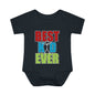 Best Kid Ever (Colorful) Infant Baby Rib Bodysuit
