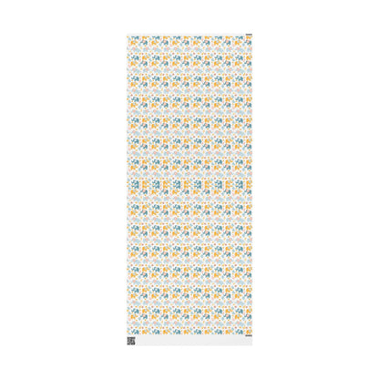 Elephants in Bloom Wrapping Paper