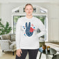 Patriotic Peace Adult Long Sleeve Tee