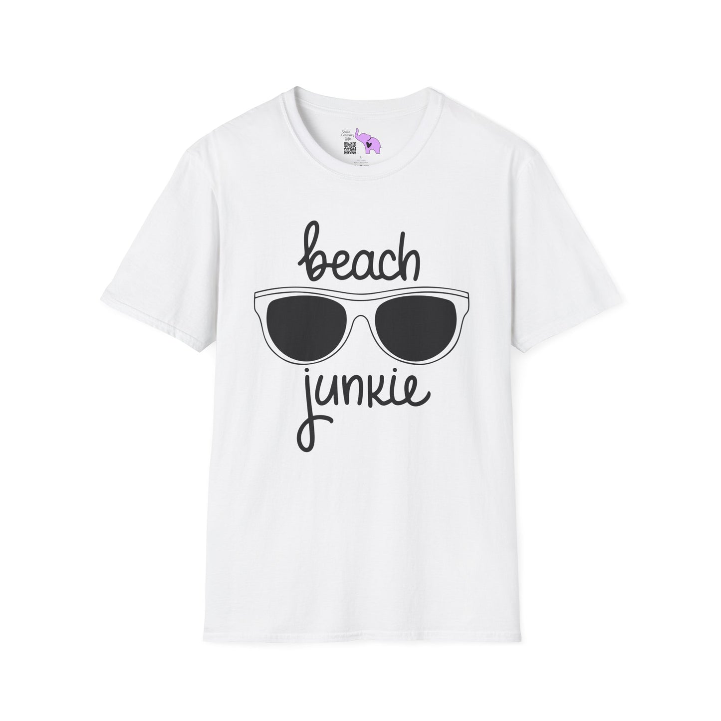 Beach Junkie Adult T-shirt