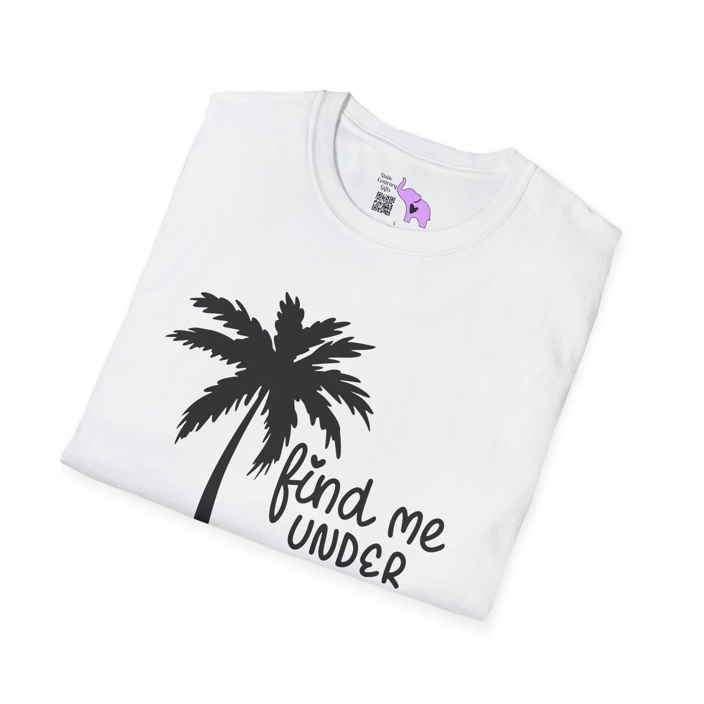 Find Me Under The Palms Adult T-shirt