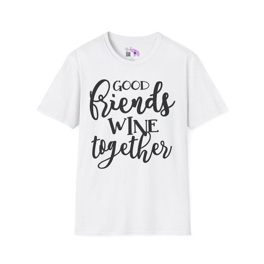 Friends Wine Together Adult T-shirt