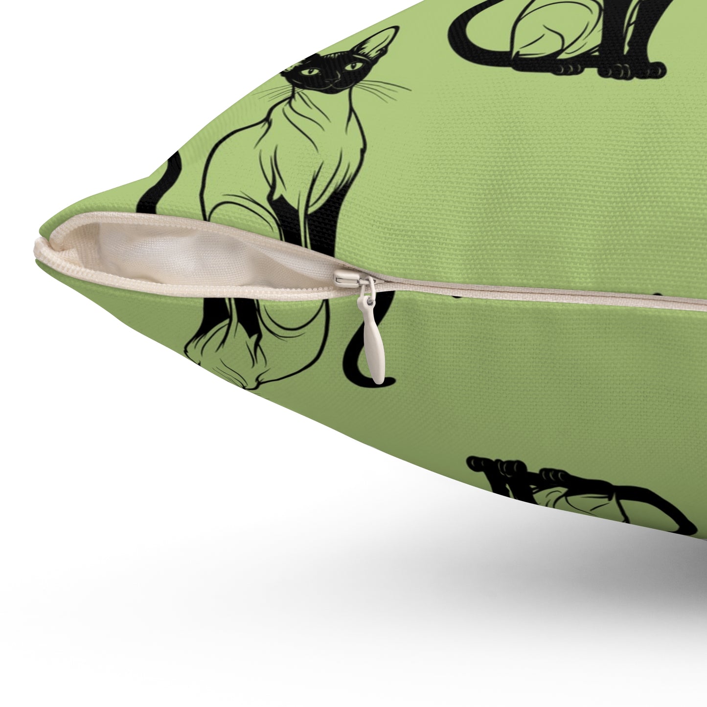 Siamese Charm – Sage Garden Throw Pillow