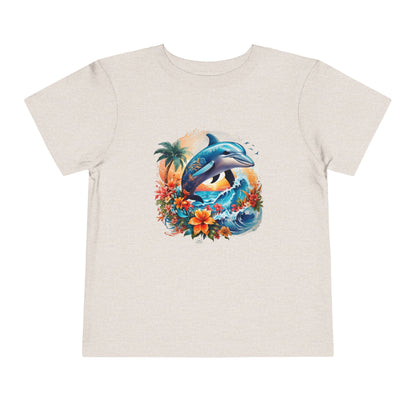Tropical Dolphin Toddler Tee