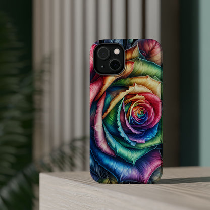 Colorful Rose MagSafe® Compatible Tough Case for iPhone