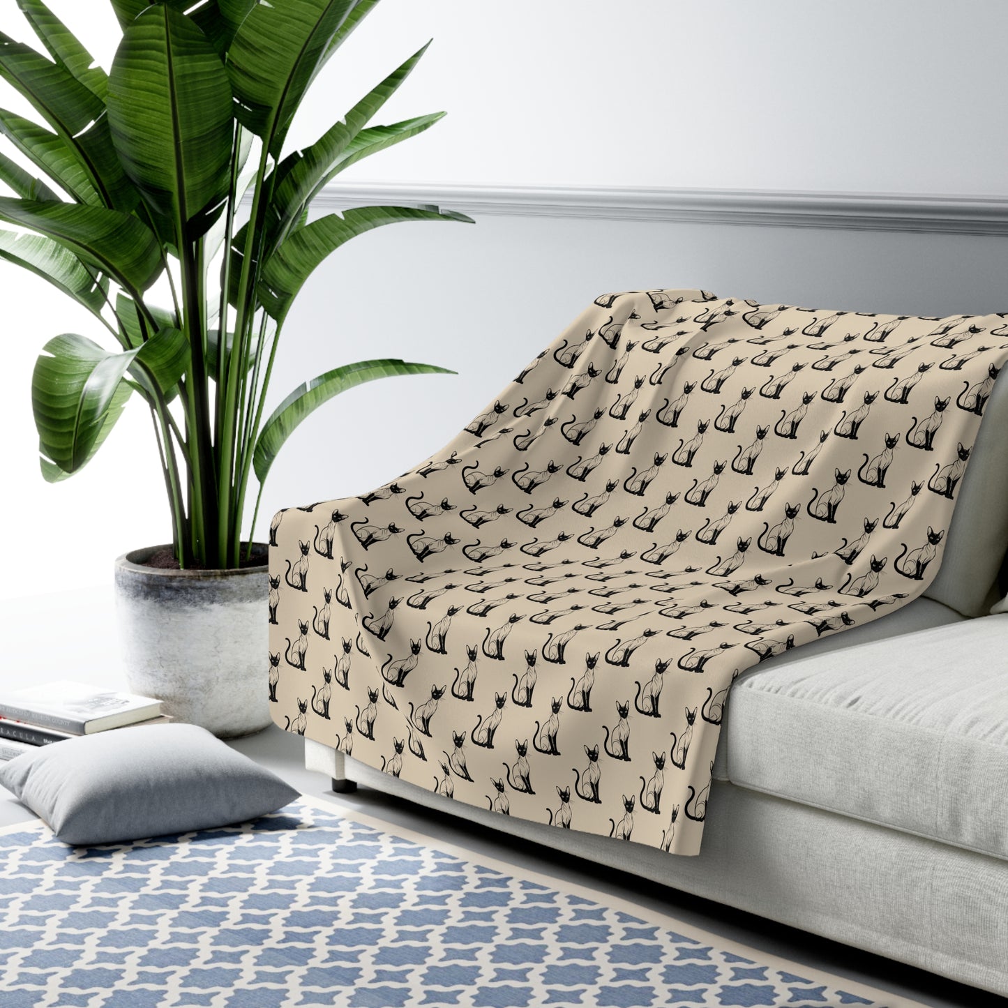 Siamese Charm – Sandy Dune Fleece Blanket