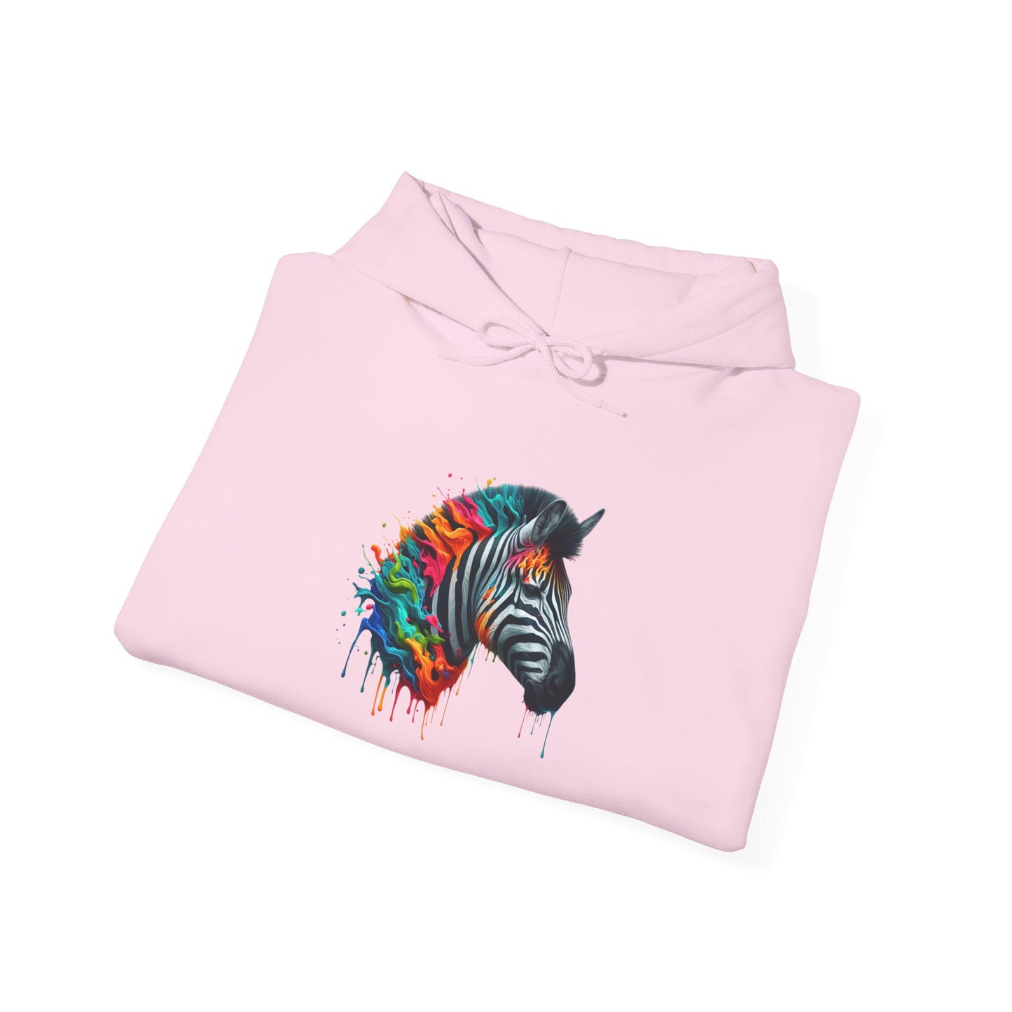 Colorful Zebra Heavy Blend™ Hooded Sweatshirt